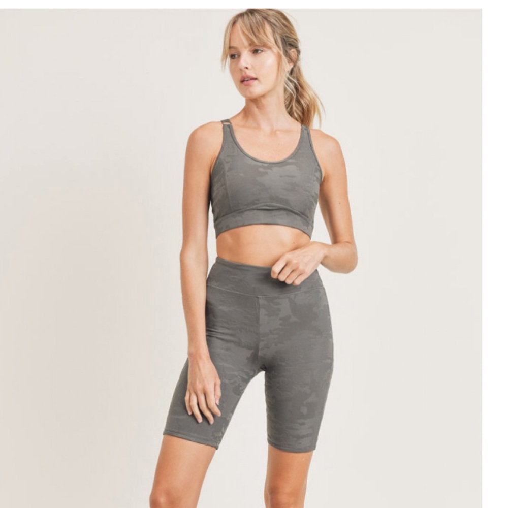 MonoB Jacquard Camo Jacquard work out set
